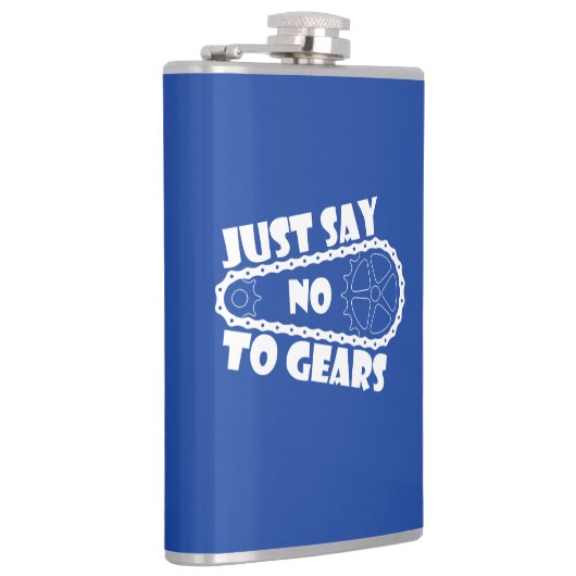 Zeg gewoon nee tegen tandwielen heupfles (Rechts)