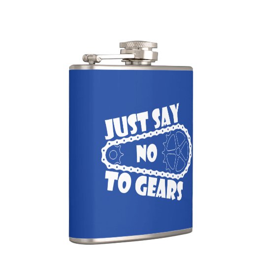 Zeg gewoon nee tegen tandwielen heupfles (Rechts)