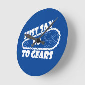 Zeg gewoon nee tegen tandwielen ronde klok (Hoek)