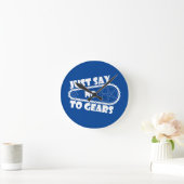 Zeg gewoon nee tegen tandwielen ronde klok (Huis)