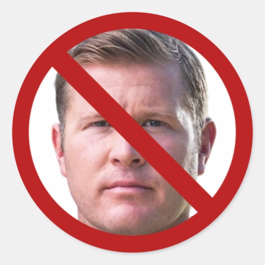 Zeg gewoon nee tegen Tim Ronde Sticker (Voorkant)