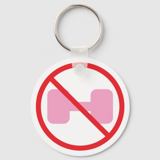 Zeg gewoon NO sleutelhanger (Voorkant)