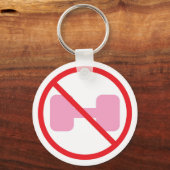 Zeg gewoon NO sleutelhanger (Voorkant)