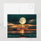 zeg goedenacht voor je lieftallige briefkaart (Voorkant / Achterkant)