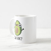 Zeg Guac Grappige Avocado Pun Koffiemok (Voorkant links)