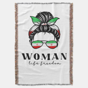 Zeg haar naam Masha Amini Women Life Support Deken