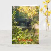 Zeg Hallo Kaart (Gele Bloem)