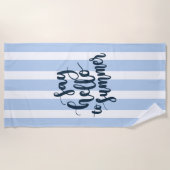 Zeg Hallo tegen de Zomer Strandlaken (Voorkant)