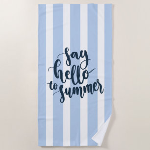 Zeg Hallo tegen de Zomer Strandlaken