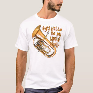 Zeg Hallo tegen kleine vriend Baritone T-shirt