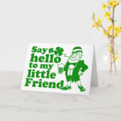 Zeg Hallo tegen mijn kleine vriend Kaart (Gele Bloem)