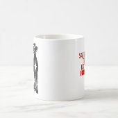 zeg hallo tegen mijn kleine vriend koffiemok (Center)