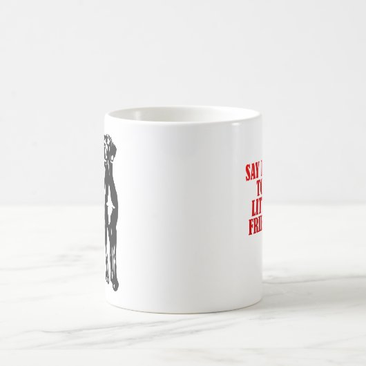 zeg hallo tegen mijn kleine vriend koffiemok (Center)