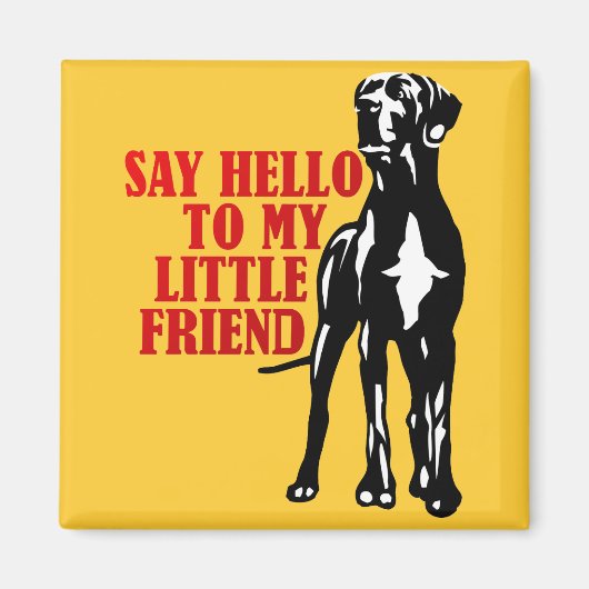 zeg hallo tegen mijn kleine vriend magneet (Voorkant)