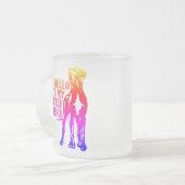 zeg hallo tegen mijn kleine vriend matglas koffiemok (Voorkant links)