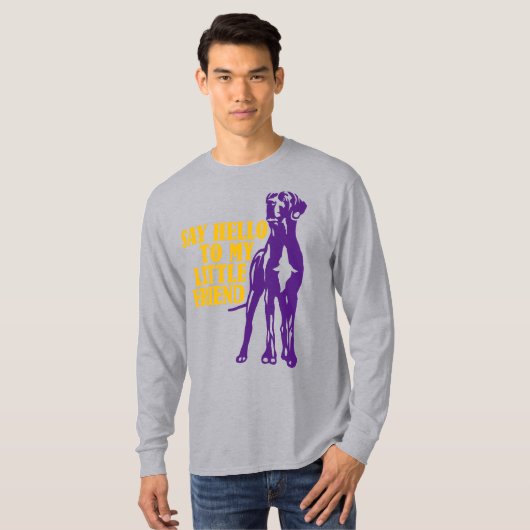 Zeg hallo tegen mijn kleine vriend T-Shirt (Voorkant volledig)