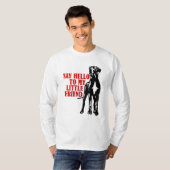 Zeg hallo tegen mijn kleine vriend t-shirt (Voorkant volledig)