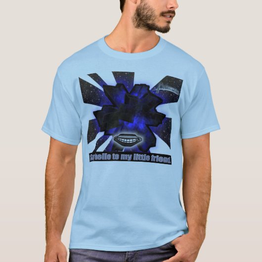 Zeg Hallo tegen mijn kleine vriend T-shirt (Voorkant)