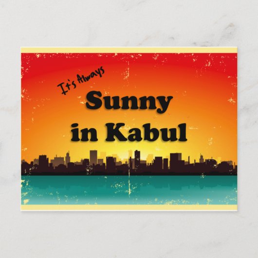Zeg hallo van Kaboel! Briefkaart (Voorkant)