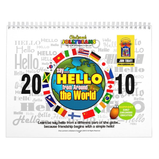 Zeg HALLO van over de hele wereld Kalender (Hoes)