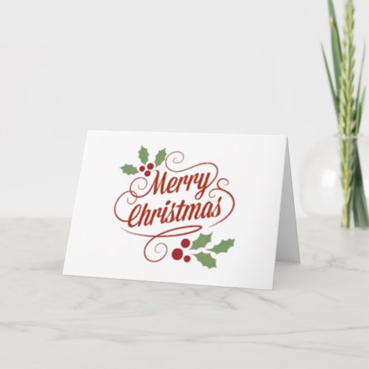 ZEG HET AAN ALLE "MERRY CHRISTMAS" FEESTDAGEN KAART (Voorkant)