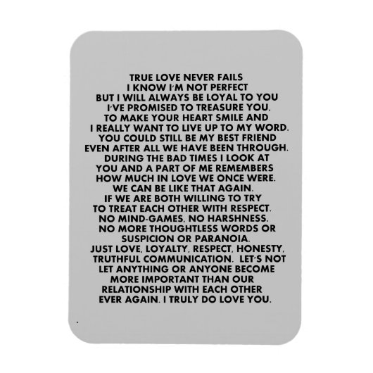 ZEG HET AANGEZIEN HET VERLIES VAN QUOTES RELATIES  MAGNEET (Verticaal)