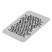 ZEG HET AANGEZIEN HET VERLIES VAN QUOTES RELATIES  MAGNEET (Linkerzijde)