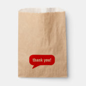 Zeg het. bedankzakje (Voorkant)