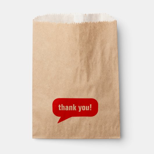 Zeg het. bedankzakje (Voorkant)