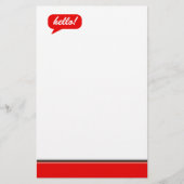 Zeg het. briefpapier (Voorkant)