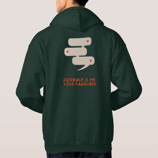 Zeg het eerder - sweatshirt (Achterkant)