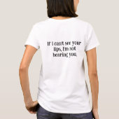 Zeg het hardop en trots t-shirt (Achterkant)
