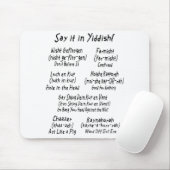 Zeg het in het Jiddisch Muismat (Met muis)