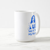 "Zeg het in mijn gezicht!" Kamala Harris Mok (Voorkant rechts)