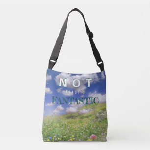 Zeg het luid en draag het trots - niet plastic, Ta Crossbody Tas