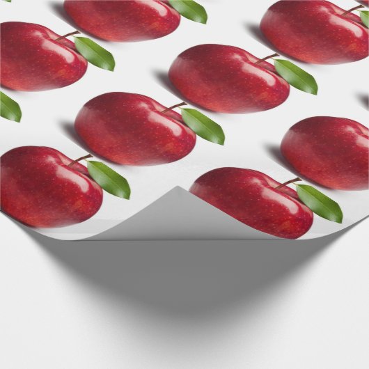 ZEG HET MET APPLES die papier verpakken (Hoek)