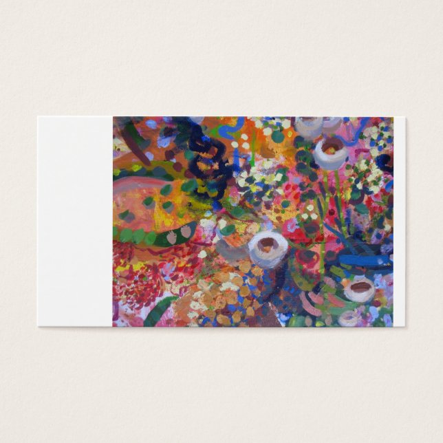 Zeg het met bloemen - Australische natuurbloem kun Visitekaartjes (Voorkant)