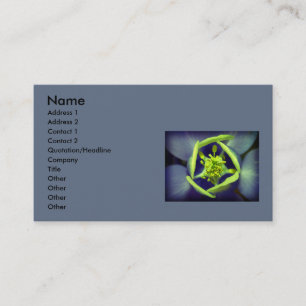 Zeg het met bloemen visitekaartje