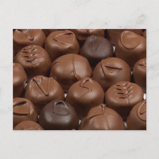 Zeg het met Chocolade! Briefkaart (Voorkant)