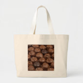 Zeg het met Chocolade! Grote Tote Bag (Voorkant)