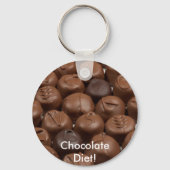 Zeg het met Chocolade! Sleutelhanger (Voorkant)