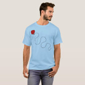 Zeg het met een ballon t-shirt (Voorkant volledig)