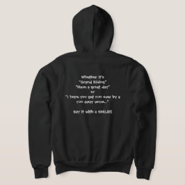 Zeg het met een GLIMLACH Hoodie