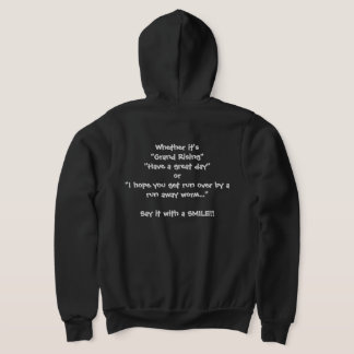 Zeg het met een GLIMLACH Hoodie