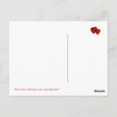 Zeg het met een kus. -Briefkaart Briefkaart (Achterkant)