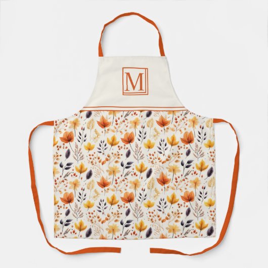 Zeg het met herfstbladeren 2 - Gepersonaliseerd Schort (Voorkant)