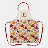 Zeg het met herfstbladeren 3 - Gepersonaliseerd Schort (Voorkant)