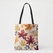 Zeg het met herfstbladeren 3 - tote bag (Voorkant)