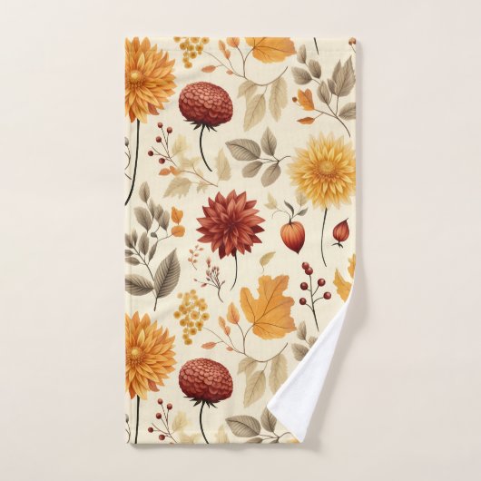 Zeg het met herfstbladeren - bad handdoek (Handdoek)