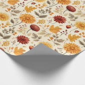 Zeg het met herfstbladeren - cadeaupapier (Hoek)